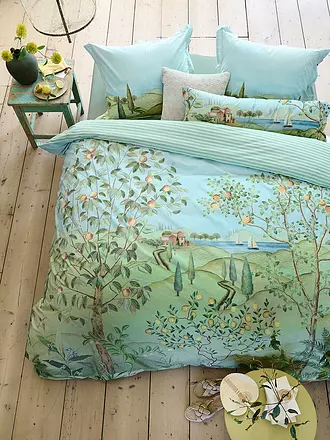 PIP STUDIO | Percalle Biancheria da letto LA CAMPAGNA 2x 70x90cm/200x200cm Verde | 